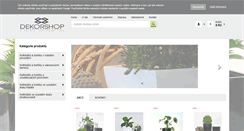 Desktop Screenshot of dekorshop.cz